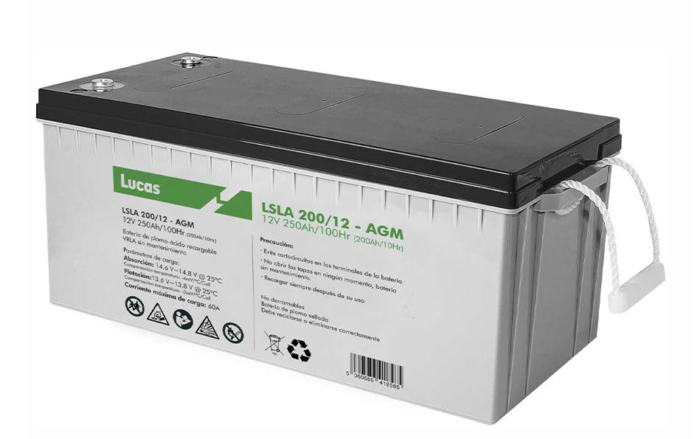 LSLA200-12-LUCAS AGM RENOVABLE - Imagen 1